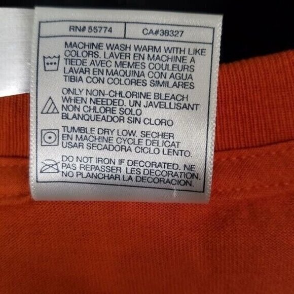 Scorpion King T Shirt Size XL Movie Promo The Rock Dwayne Johnson Orange - Picture 5 of 6